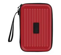 Navna Funda rígida para dardos de acero y punta suave, funda protectora para dardos y accesorios, Red