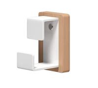 Navna Gancho de lavabo resistente con base de madera, para colgar toallas, organizador de lavabo de baño, soporte para colgar lavabo, bata de madera