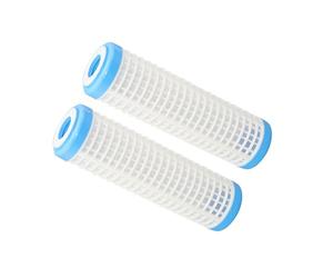 Navna Juego de 2 filtros de agua de 10 pulgadas, prefiltro, purificador de agua, doméstico, lavable, comercial