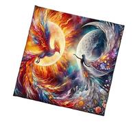 Navna Mantel de adivinaciones Fénixes, diosas, astrología, tarots, tarjetas, altares, tela, adivinaciones, juego, accesorios, altares, tarots, tarjeta de tela