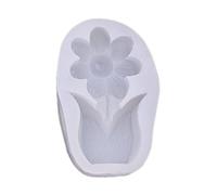 Navna Moldes de flores 3D de resina epoxi, molde de silicona para hacer manualidades, moldes de jabón hechos a mano de silicona 3D