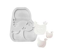 Navna Moldes de pollo, moldes de resina epoxi, adornos de silicona para gallina, moldes de yeso, moldes de silicona para gallinas, yesos de animales