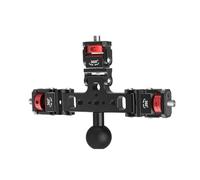 Navna Soporte adaptador de trípode para cámara de acción, smartphone, soporte de extensión de aluminio de 1/4 pulgadas, soporte adaptador de cámara de aluminio