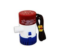 Navpower Bomba de sentina 12 V 500 GPH - Bomba sumergible desagüe agua barco - Conexión tubo Ø19 mm - Para pozo/sentina