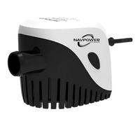 Navpower - Bomba de sentina automática sumergible con flotador incluido - 12 V 750 GPH (47,3 litros/minuto) desmontable y fácil de limpiar - Barcos inflables, caravanas, jardín, vela