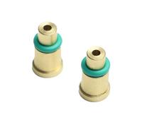 Navrange - 2 adaptadores de recarga de gas de latón para S.T Dupont tapas rojas Ligne1 encendedor pieza de reparación de bricolaje