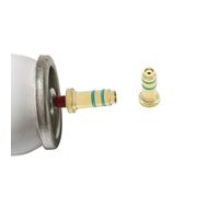 Navrange - Adaptador de recarga de gas para encendedor de latón, adaptador de repuesto de butano, repuesto para Dunhill's Dress & Rollagas, piezas de reparación de bricolaje (paquete de 2)