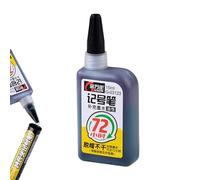 Navul Tinta Para Marcador - Tinta Permanente Basada En Aceite Vibrante Multicolor | Fórmula Impermeable de Secado Rápido, Concentrado de Alto Pigmento, Suministro Artesano Para Trabajar la Madera