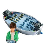 Navy Battle Toy: Juego de Mesa para 2 Jugadores, Entretenimiento de Estrategia competitiva | Juego Educativo e Interactivo para niños, Adolescentes, Adultos, Tiempo en Familia, Desarrollo de