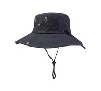 (Navy blue) Fisherman Hat Bucket Hat Waterproof Wide Brimmed Sun Hat Sunshade Summer Hat for Boy Girls Unisex Male Women Pink