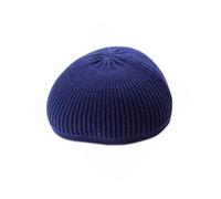 (Navy Blue) Saudi Headwear Muslims Men Prayer Hat Knitted Saudi Arabia Islamic Hat Unique Ethnic Muslims Men Prayer Hat White