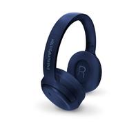 Energy Sistem Rizz - Auriculares Bluetooth Plegables con 50h de batería, Carga rápida, diseño Plegable, Deep Bass, conexión multidispositivo, Asistente de Voz y Hechos con plástico Reciclado. (Azul)