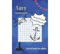 Navy Word Search: Military Themed Gift for Veterans, Sailors, and Navy Families | Hours of Brain Boosting Fun and Challenge
