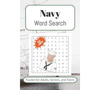 Navy Word Search Puzzle Book: Word Searches with Easy to Read Print about Ships, Navy, Sailing, and More | 6x9 inches, 110 pages | 55 Puzzles ... Gift for Vacations, Holidays, and Free Times