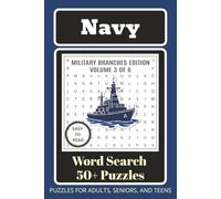 Navy Word Search Puzzle Book: Word Searches With Easy To Read Print With Military, Army, Navy and More | 6x9 inches, 110 Pages | 50+ Puzzles ... Gift ... Word Search Puzzle Book Series Edition)