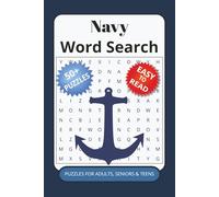 Navy X Word Search Puzzle Book: : Word Searches with Easy to Read Print about Navy,Martime,Ocean,Adventure and More | 6x9 inches, 110 pages | 50+ ... Birthdays, Anniversaries and Free Times