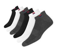 NAVYSPORT 6 Pares Calcetines Tobilleros Deporte Hombre Mujer Calcetines Algodón Running Ciclismo CrossFit, (Multicolor, EU 47-49)