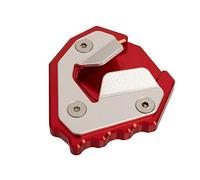Nawenson Placa de soporte lateral para motocicleta Ampliadora de aluminio para S1000XR 2015-2018 (Rojo)