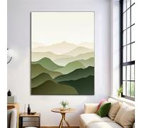 NAWVNMI Carteles E Impresiones Minimalismo Acuarela Sin Límites Campo Cartel Imprimir En Lienzo Arte De La Pared Mural Imágenes Lienzo Pintura Sin Marco (50x70cm)