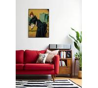 NAWVNMI Cuadros Decorativos Pintura Clásica Al Óleo, Lectura Mujeres, lienzo para sala de estar, baño, dormitorio, decoración sin marco (1 unidad de 40x50cm)