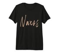 Naxos Grecia Diseño Elegante Vintage Camiseta Premium