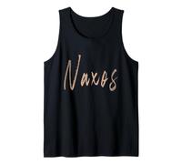 Naxos Grecia Diseño Elegante Vintage Camiseta sin Mangas