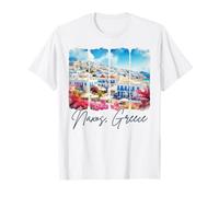 Naxos Grecia Viajar Pincelada Viaje de Recuerdo a Naxos Camiseta