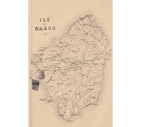 Naxos Greece Map Journal: Vintage Map Notebook