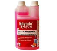 Náyade System® Ultra Floor Cleaner Limpiador Fregasuelos Multiusos Concentrado. Envase 500 ml. Hasta 100 cubos de fregado. Especial estancias con Mascotas, Grandes Superficies, Ultra Perfumado