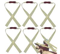 NAYAINOVA Pack 6 Gomas Elasticas para Tirachinas Profesional de Caza y Tiro - Resortera - Goma Elastica Plana 0,8 mm Potente - Tirachinas - Slingshot