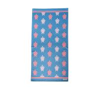 NAYAVITA toalla de playa eco funcional tortugas - TEAL CORAL