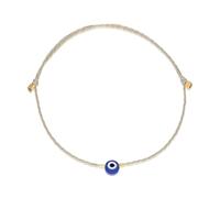 NAZ COLLECTION Pulsera de mal de ojo, cuerda roja, protección de la cábala, hecha a mano, ajustable, para mujeres y hombres y adultos, Una talla le queda a la mayoría, Vidrio, vidrio