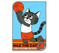 Naz The Cat Stops Focusing On Stats: A Fun Basketball Adventure About Helping the Team for Early Readers (Naz the Cat Sports Adventures)