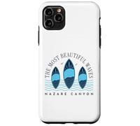 Nazare Big Wave Surfing Surf in Portugal Men Women Surfer Carcasa para iPhone 11 Pro MAX