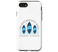 Nazare Big Wave Surfing Surf in Portugal Men Women Surfer Carcasa para iPhone SE (2020) / 7/8