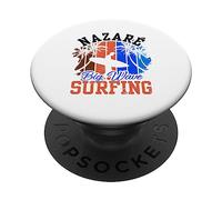 Nazaré Big Wave Surfing Surf Surfista PopSockets PopGrip Adhesivo