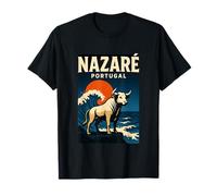 Nazaré Portugal Atardecer Camiseta