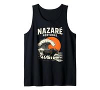 Nazaré Portugal Atardecer Camiseta sin Mangas