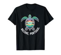 Nazare Portugal Beach Souvenir Viajes portugueses Hombres Mujeres Camiseta
