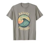 Nazare Portugal Beach Souvenir Viajes portugueses Hombres Mujeres Camiseta