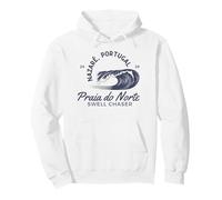 Nazaré Portugal Big Wave Surf Surf Swell Chaser Sudadera con Capucha