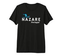 Nazaré Portugal Wave Surf Camiseta Camiseta Premium
