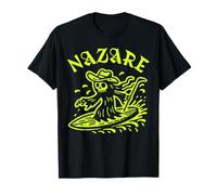 Nazare Wave Surf Surf en Portugal Olas Hombres Mujeres Surfista Camiseta