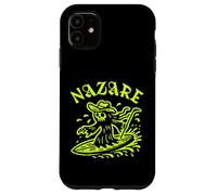 Nazare Wave Surf Surf en Portugal Olas Hombres Mujeres Surfista Carcasa para iPhone 11