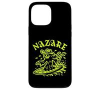 Nazare Wave Surf Surf en Portugal Olas Hombres Mujeres Surfista Carcasa para iPhone 13 Pro MAX