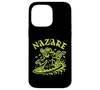 Nazare Wave Surf Surf en Portugal Olas Hombres Mujeres Surfista Carcasa para iPhone 14 Pro MAX