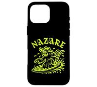 Nazare Wave Surf Surf en Portugal Olas Hombres Mujeres Surfista Carcasa para iPhone 16 Pro MAX