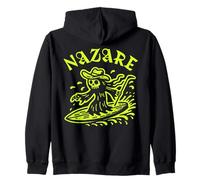 Nazare Wave Surf Surf en Portugal Olas Hombres Mujeres Surfista Sudadera con Capucha