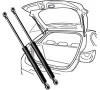 NAZARR 2X Amortiguador Maletero para Renault Megane IV Hatchback (B9A/M/N) 2016-2020(OEM:941218)-50cm, Gas Barra Soporte Resorte Puerta Trasero