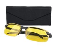 Nazaz Gafas Visión Nocturna Conducción Nocturna, Pesca y Reducción de Deslumbramiento - Protección UV400, Lentes Polarizadas HD, Marco de Metal, Ultraligeras, Unisex